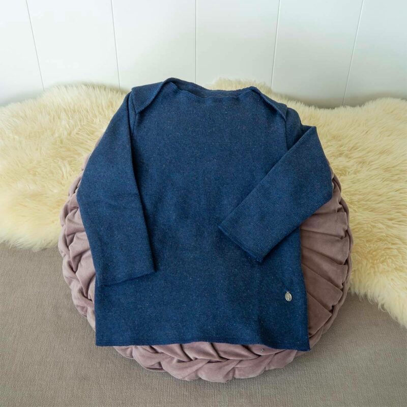Pullover blau, Wolle, Kind, hergestellt in Österreich