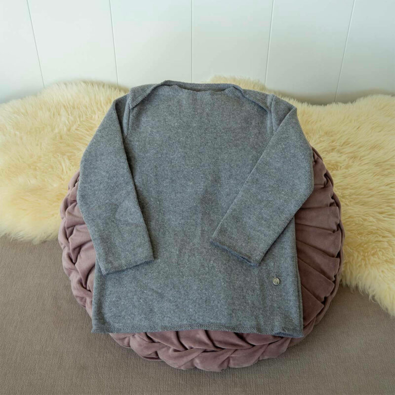 Pullover grau, Wolle, Kind, hergestellt in Österreich